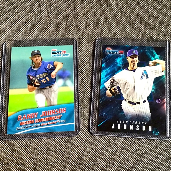 Randy Johnson 2016 Topps Bunt 16-Special Insert Unique Unis & Lightforce… - Picture 3 of 4